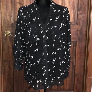Express Dove Print Portofino Shirt